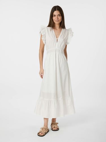 Klänningar - Pollana Poplin Dress – White