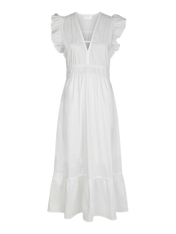 Klänningar - Pollana Poplin Dress – White