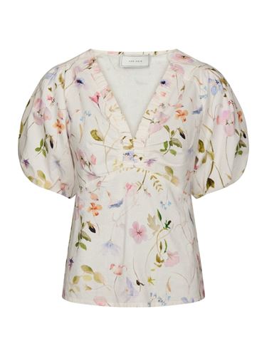 Blusar/Skjortor - Irina flower blouse – Off white