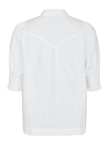 Blusar/skjortor - Diana Dobby Blouse – White