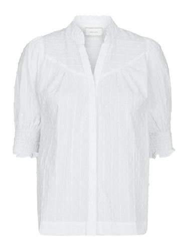 Blusar/skjortor - Diana Dobby Blouse – White