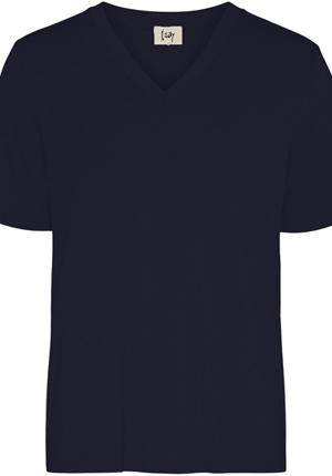 Toppar - Gritt V-neck T-shirt – Navy