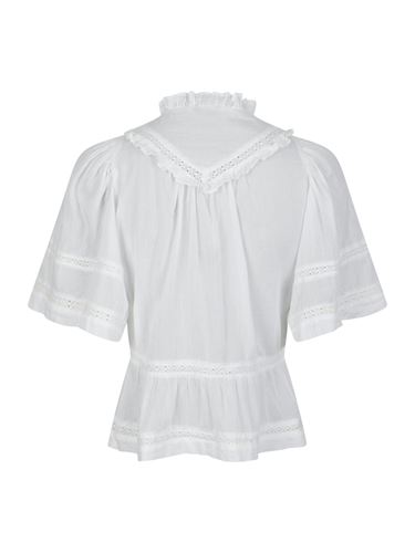 Blusar/skjortor - Evienne voile top – White
