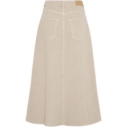 Kjolar - Como Twill Skirt – Dark Sand