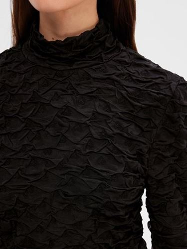 Toppar - Slfnancy roll neck top – Black