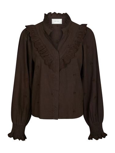 Toppar - Degas Blouse – Dark Brown