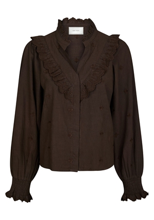 Toppar - Degas Blouse – Dark Brown