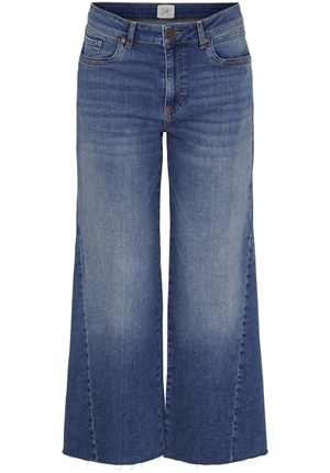 Byxor - Como Wide Jeans – Mid Denim Wash