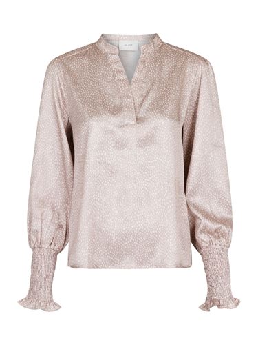 Blusar/Skjortor - Landa floating dot blouse – sand