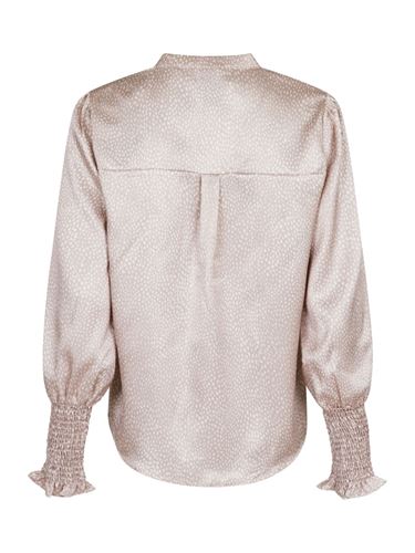 Blusar/Skjortor - Landa floating dot blouse – sand