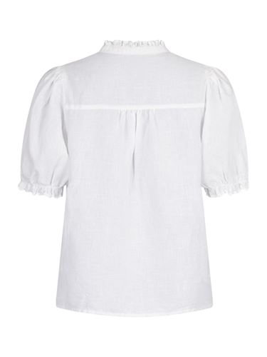 Blusar/Skjortor - Odesa linen blouse – White