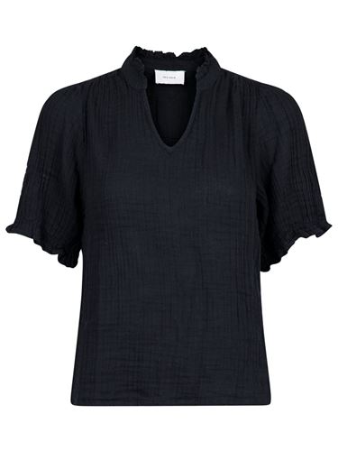 Blusar/Skjortor - Odesa linen blouse – Black