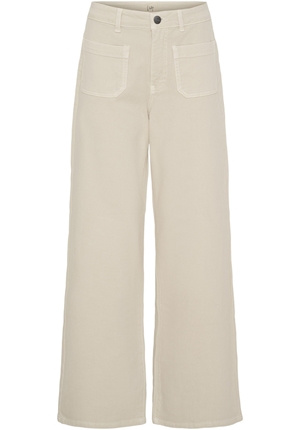Byxor - Bologna Wide Twill Pant – Desert