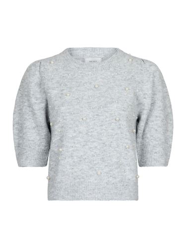Tröjor/Koftor - Maia pearl knit tee – light grey