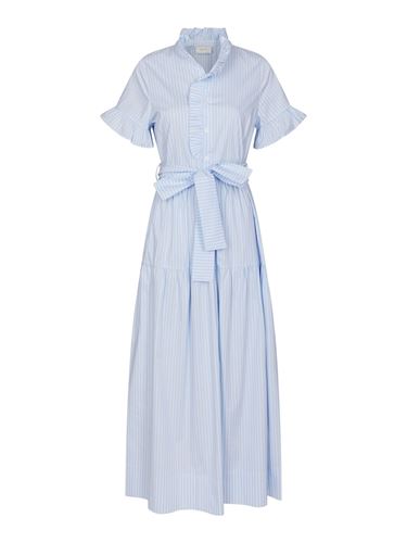 Klänningar - Nellie Soft Stripe Dress – Light Blue