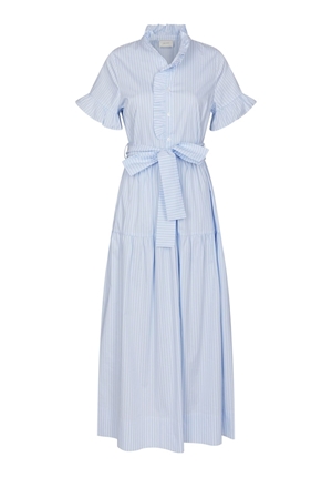 Klänningar - Nellie Soft Stripe Dress – Light Blue Klänningar - Nellie Soft Stripe Dress – Light Blue