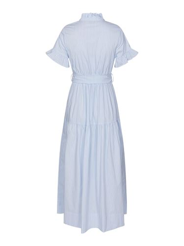Klänningar - Nellie Soft Stripe Dress – Light Blue