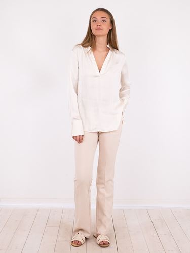 Blusar/Skjortor - Lucia Solid Blouse – Off White