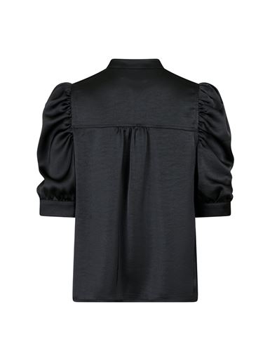 Blusar/Skjortor - Roella heavy sateen blouse – Black