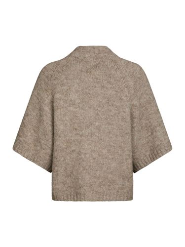 Tröjor/Koftor - Benuta fluffy knit cardigan – Beige melange