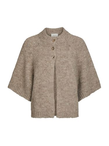 Tröjor/Koftor - Benuta fluffy knit cardigan – Beige melange