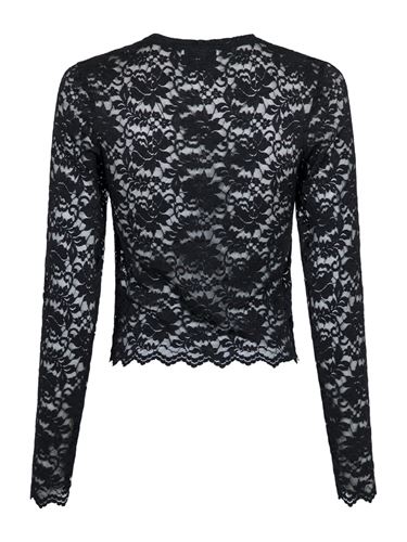 Toppar - Paja lace blouse – black