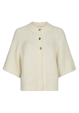 Tröjor/Koftor - Benuta Fluffy Knit Cardigan – Off White