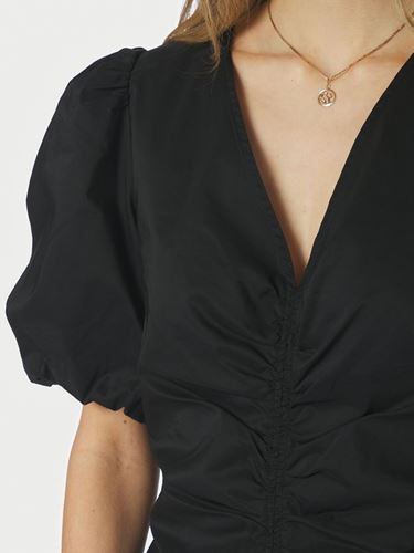 Blusar/Skjortor - Zaria Poplin Blouse – Black
