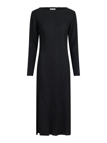 Klänningar - Janine Solid Plisse Dress – Black