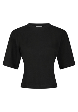 Toppar - Asha boxy tee – black