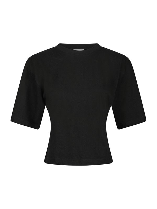 Toppar - Asha boxy tee – black