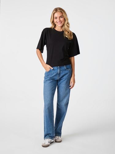 Toppar - Asha boxy tee – black