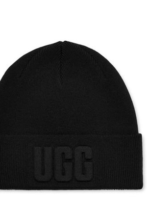 Accessoarer - W logo beanie – black