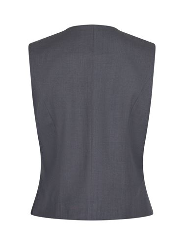 Toppar - Vendetta melange vest – dark grey
