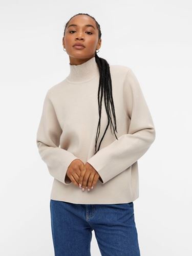 Toppar - Objreynard square sleeve pullover – Silver gray