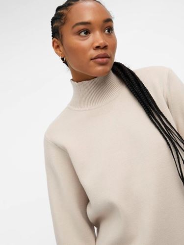 Toppar - Objreynard square sleeve pullover – Silver gray