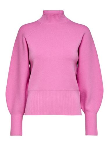 Tröjor/Koftor - Slfmerle fyria knit highneck – cyclamen