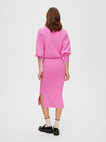 Kjolar - Slfmerle fyria knit skirt – cyclamen