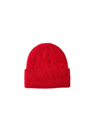 Accessoarer - Slffiona alpaca blend beanie – Equestrian red