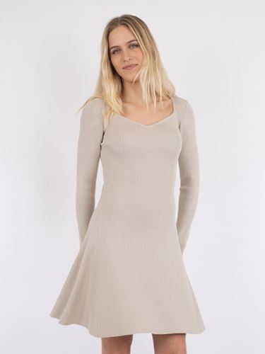Klänningar/Tunikor - Addams knit dress – sand