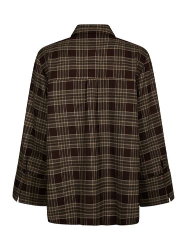 Blusar/Skjortor - Dita Flannel Check Shirt – Brown