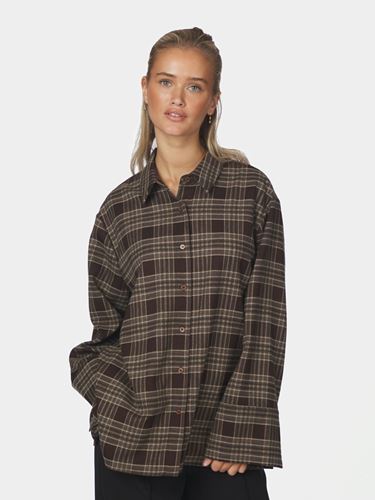 Blusar/Skjortor - Dita Flannel Check Shirt – Brown