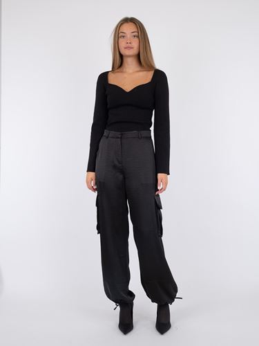 Byxor - Romy heavy staeen pant – black