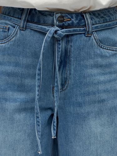 Shorts - Objrosie Lo Denim Long Shorts – Light Blue Denim