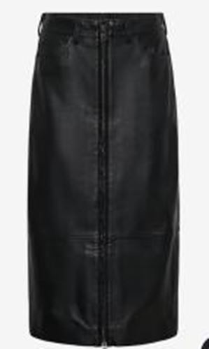 Kjolar - Jokoiw Leather Skirt – Black