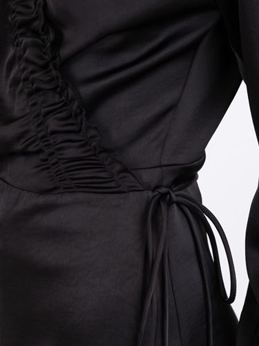 Klänningar - Nakisa heavy sateen dress – black