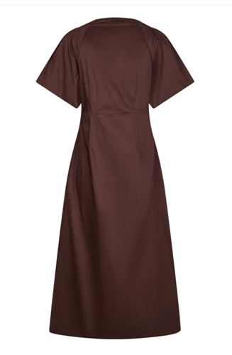 Klänningar - Illana Poplin Dress – Burgundy