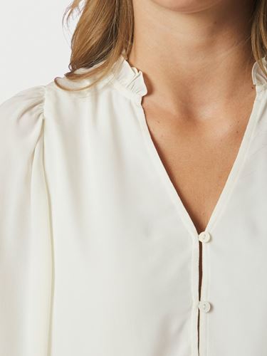 Blusar/Skjortor - Vivette Woven Blouse – Off White