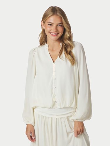 Blusar/Skjortor - Vivette Woven Blouse – Off White