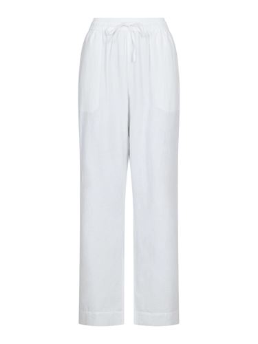Byxor - Sonar linen pants – White